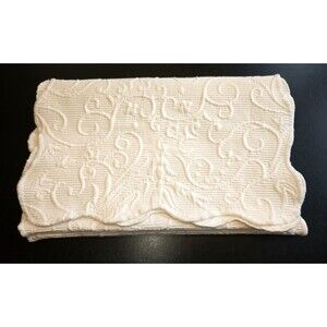 Table Runner Holiday Christmas Everyday Use! White Textured 70" Long 14" Wide